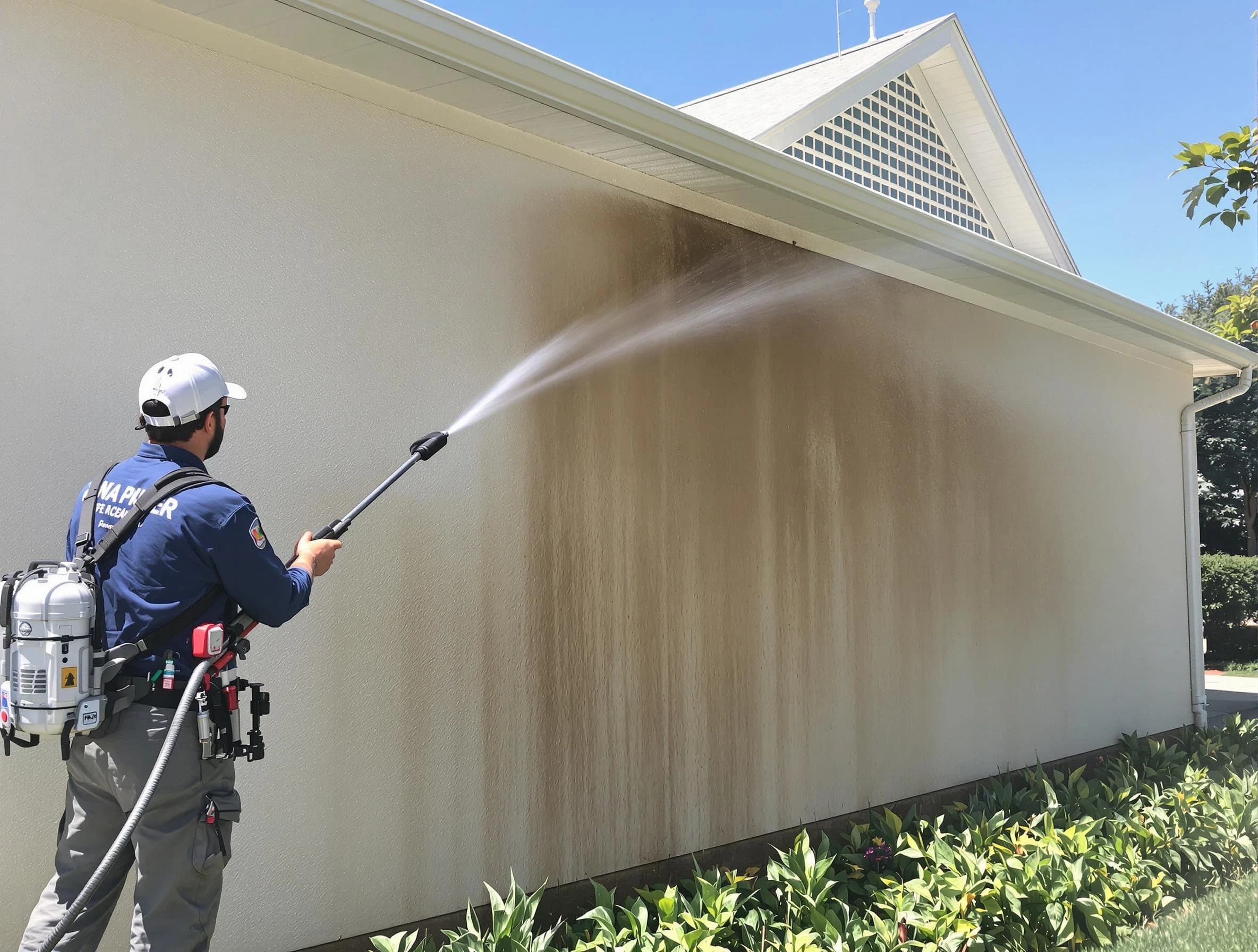 Hudson Power Washing expert providing thorough power washing service in Hudson