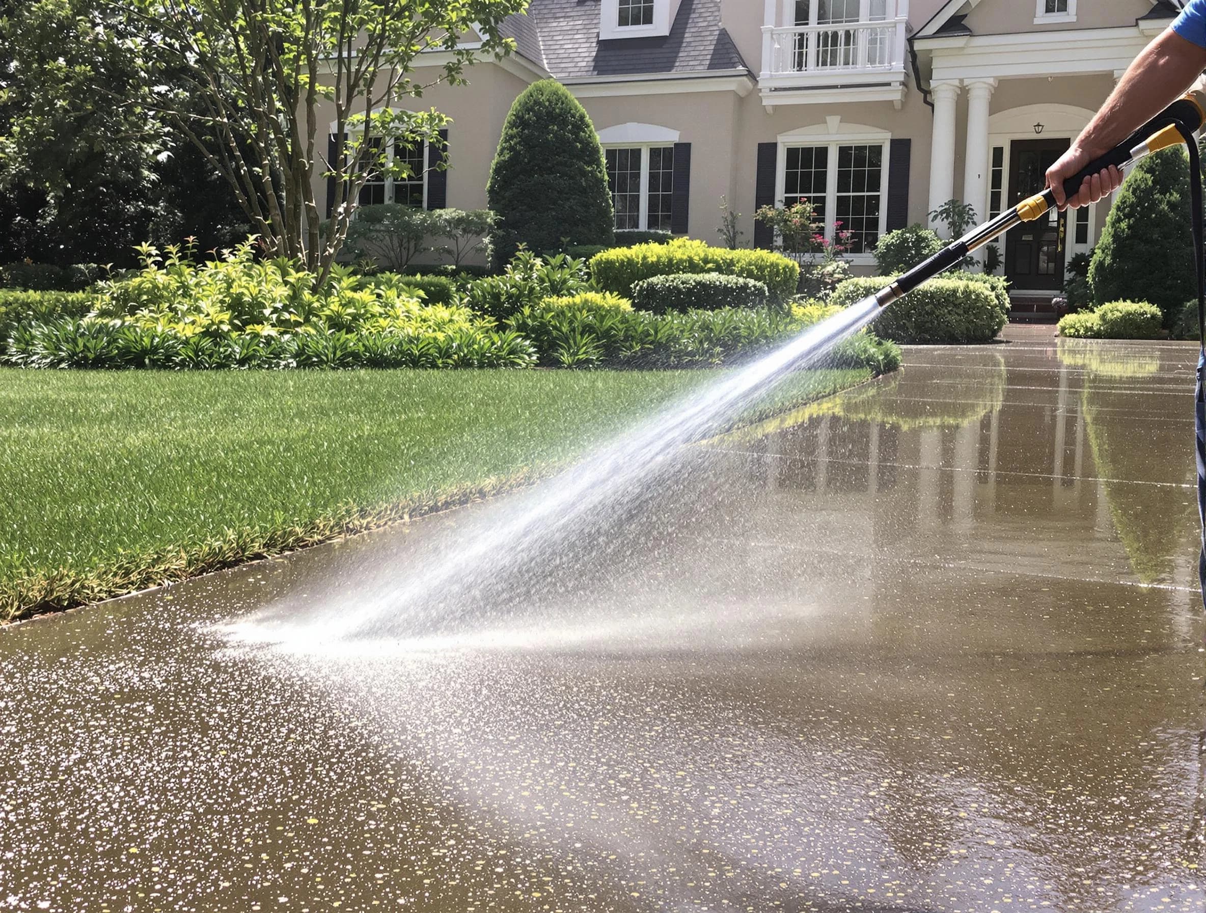 Hudson Power Washing professional delivering pressure washing service in Hudson